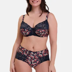 Shorty Amélie Print - Bleu