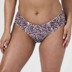 Shorty Blanc imprimé multicolore