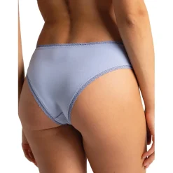 Shorty bleu en coton