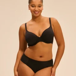 Shorty échancré Noir
