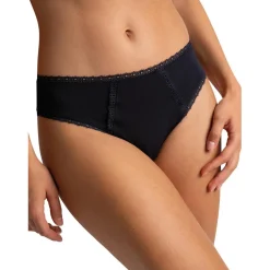 Shorty Charlotte noir en coton