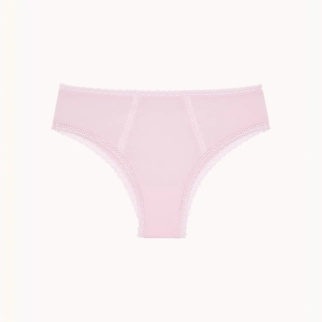 Shorty Charlotte rose en coton