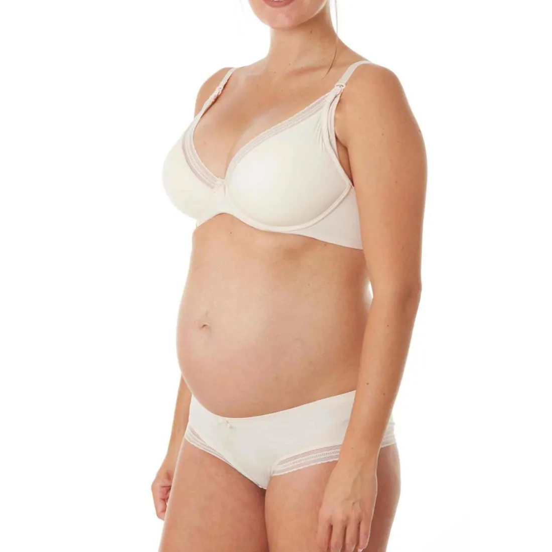 Shorty de grossesse rose Cache Coeur Lingerie en viscose