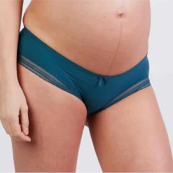 Shorty de grossesse vert Cache-Cœur Lingerie en viscose