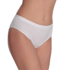 Shorty en coton blanc