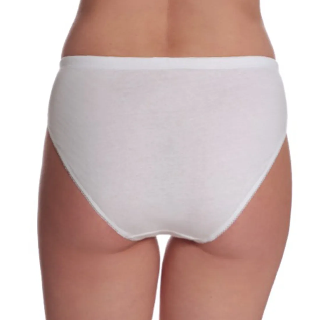 Shorty en coton blanc