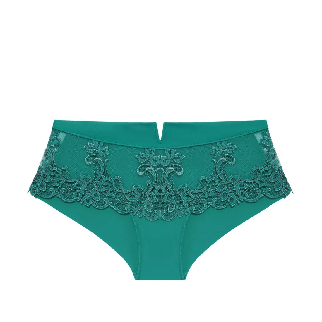 Shorty en dentelle - Vert