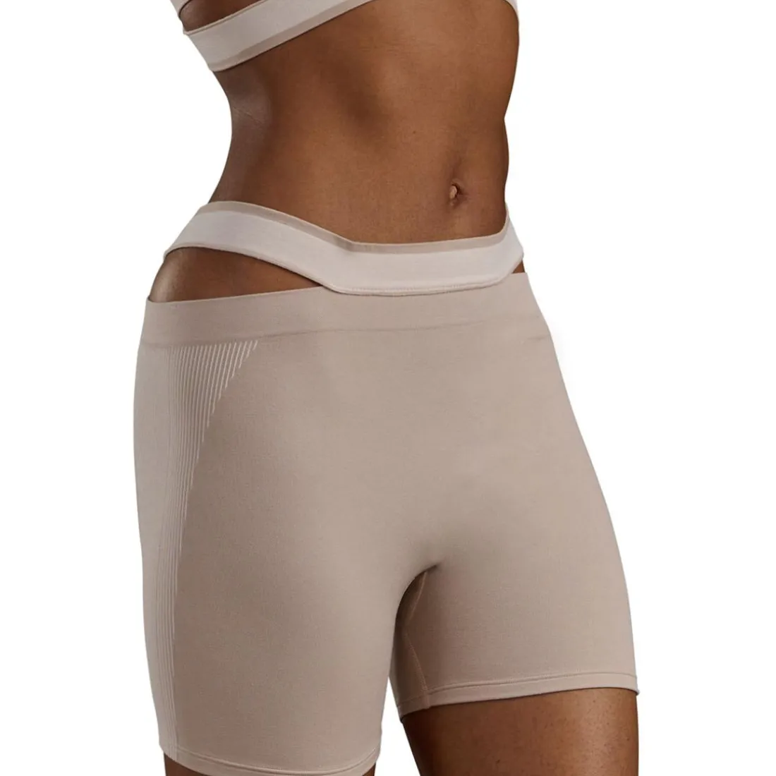Shorty femme Contour Seamless Adidas Sport blanc