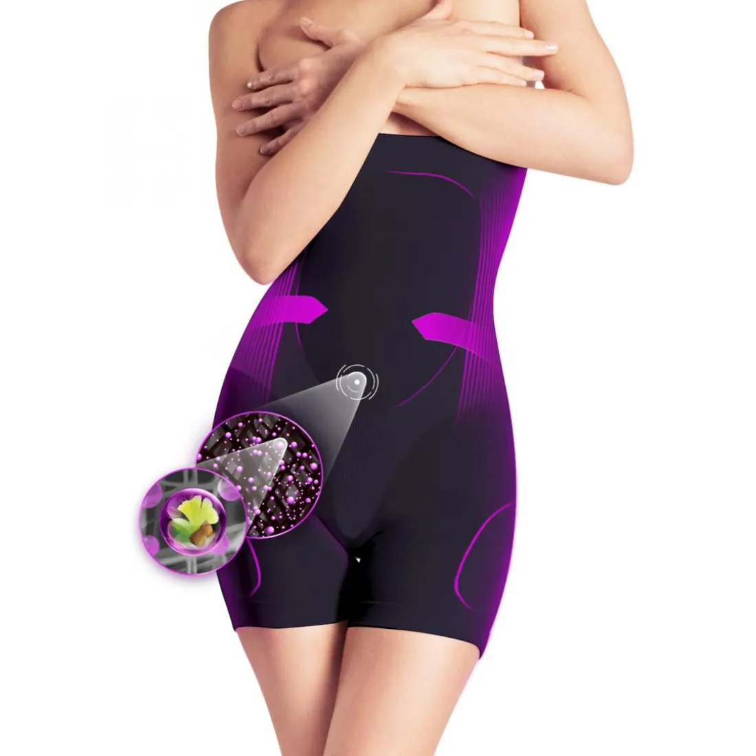 Shorty Gainant Minceur Noir Lytess