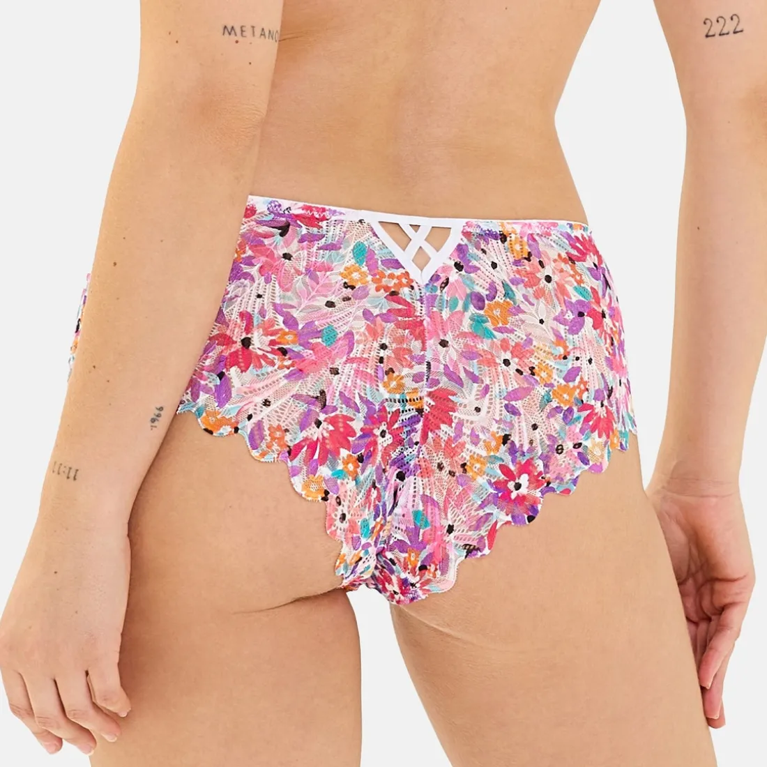 Shorty Gracieuse Pop multicolore rose