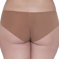 Shorty marron en nylon
