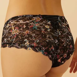Shorty noir-LUCCIA SWING en dentelle