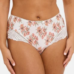 Shorty Oriane Bouquets Blanc & Vert