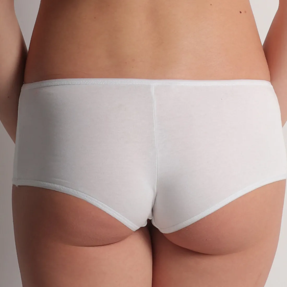 Shorty So soft blanc en coton