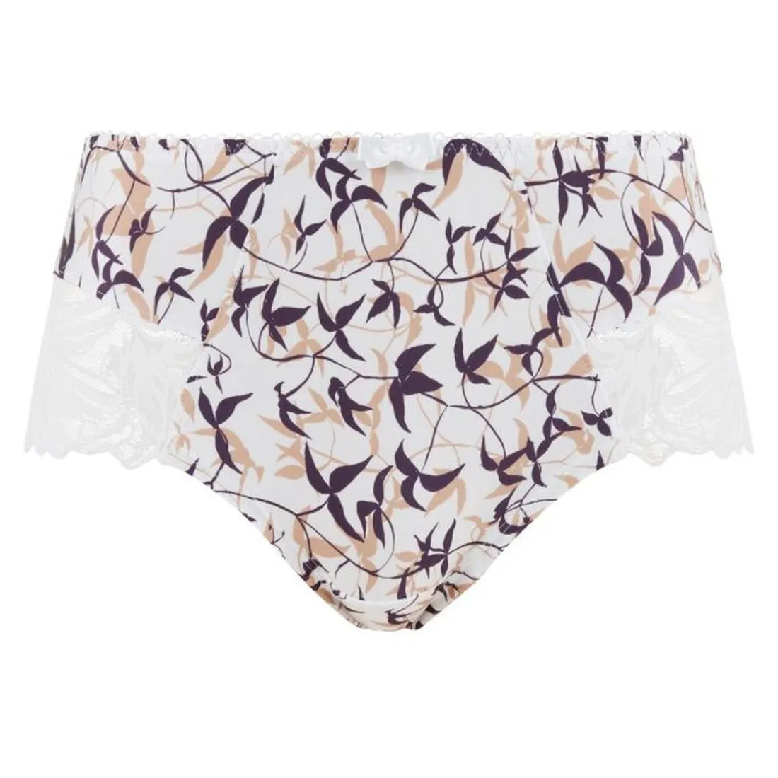 Shorty Sophie Oiseaux Graphiques blanc