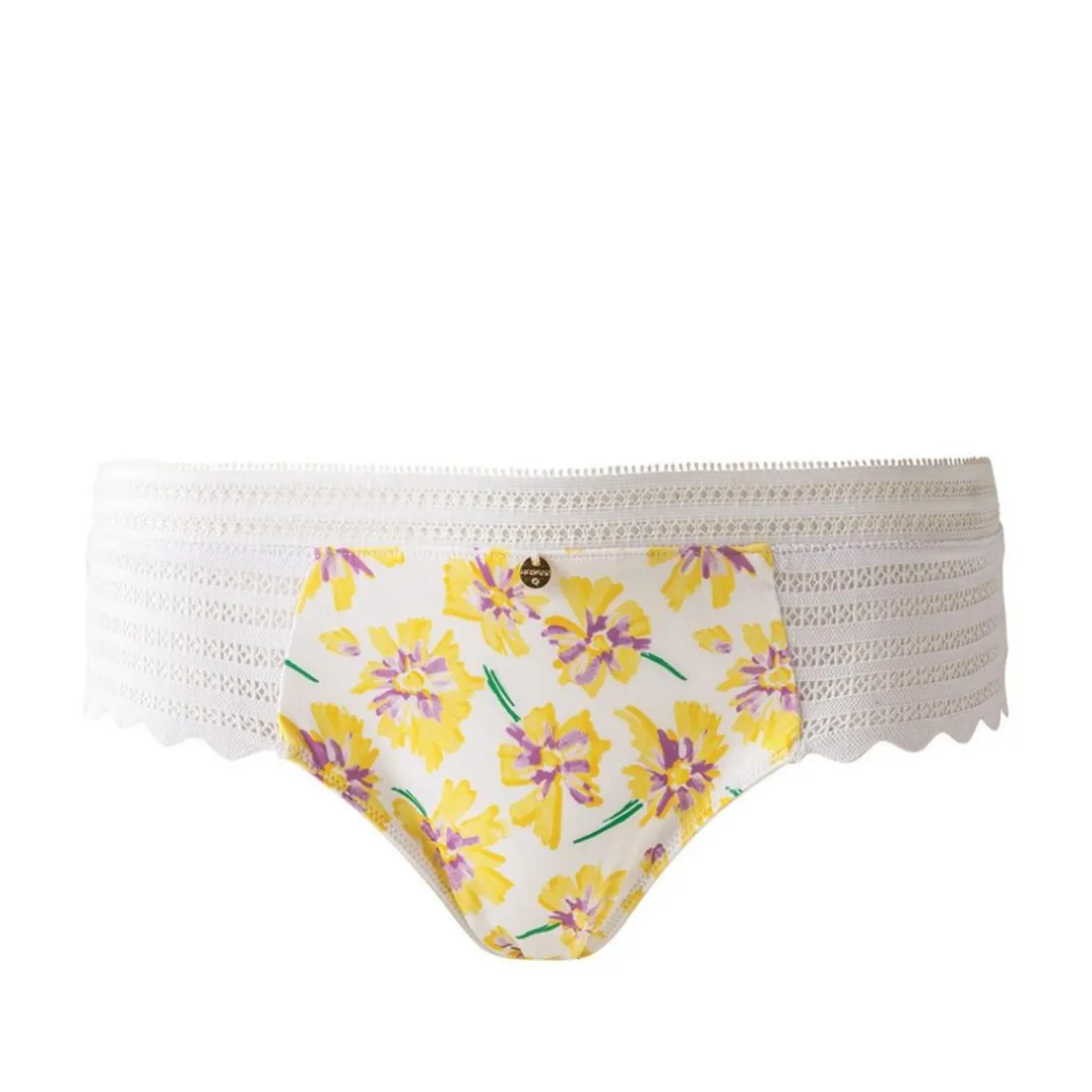 Shorty string blanc Tina