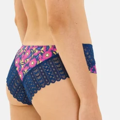 Shorty Talentueuse - Bleu Rose foncé