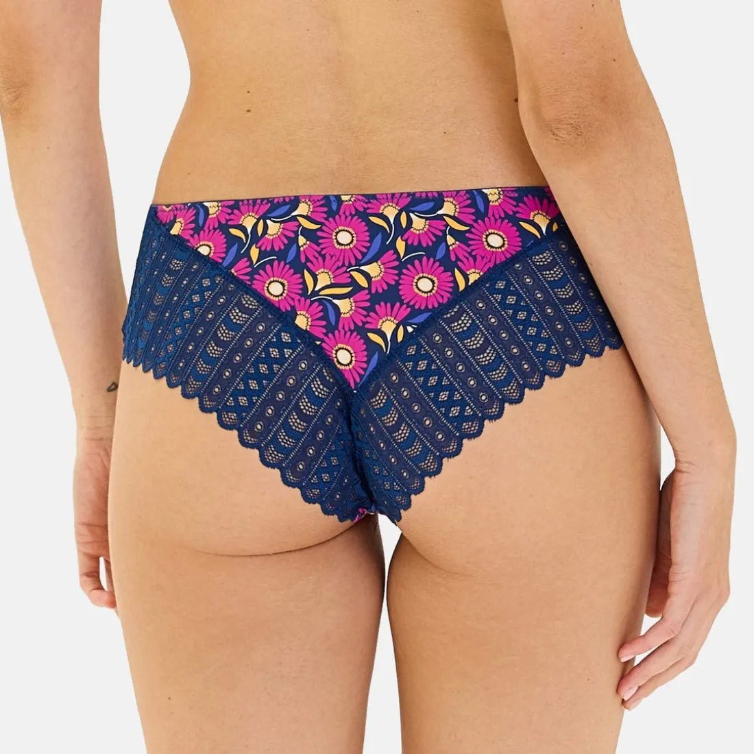 Shorty Talentueuse - Bleu Rose foncé