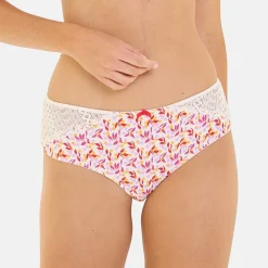Shorty Talentueuse - Feuillage & Baies rose