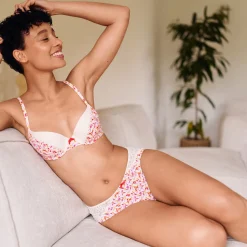 Shorty Talentueuse - Feuillage & Baies rose