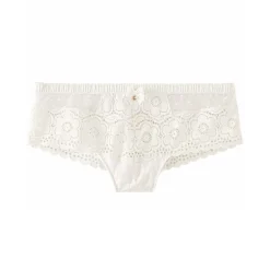 Shorty tanga Blanc Brigitte Bardot