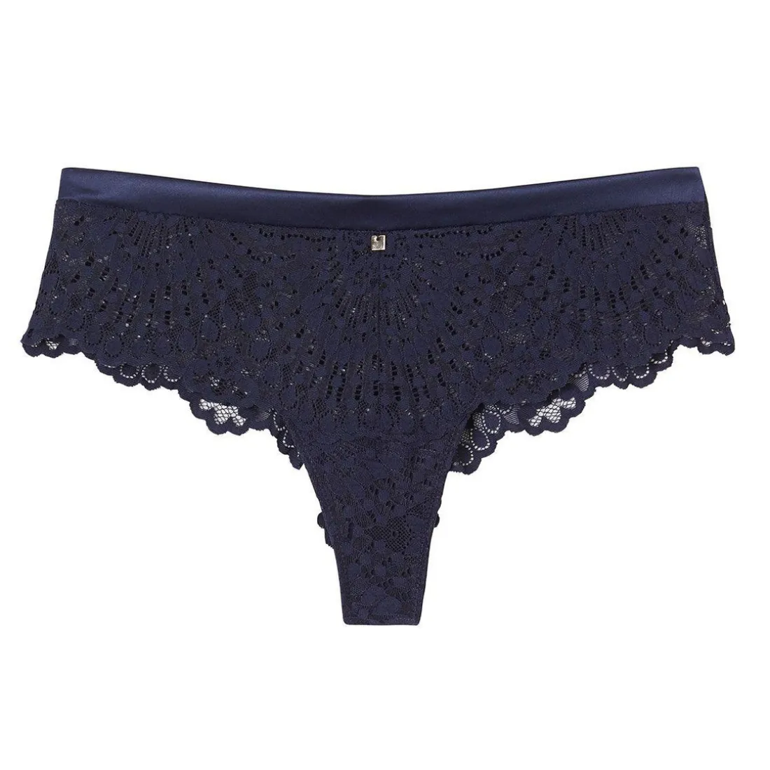 Shorty tanga bleu marine Ipomée