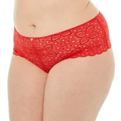 Shorty tanga coquelicot Intrépide-rouge