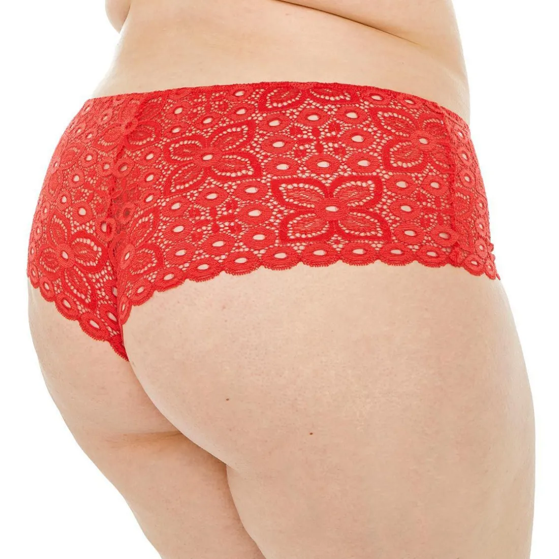 Shorty tanga coquelicot Intrépide-rouge