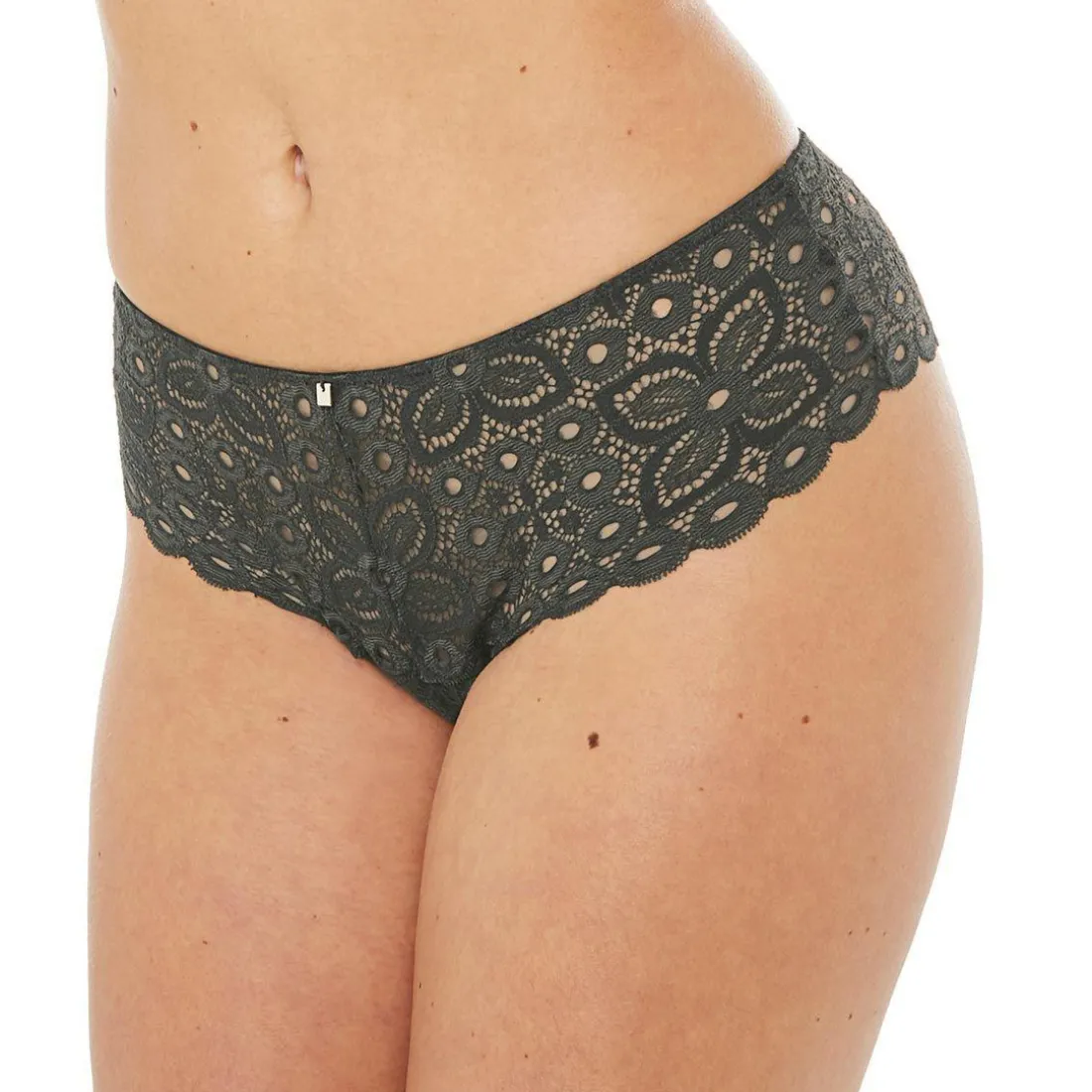 Shorty tanga kaki Intrépide-vert