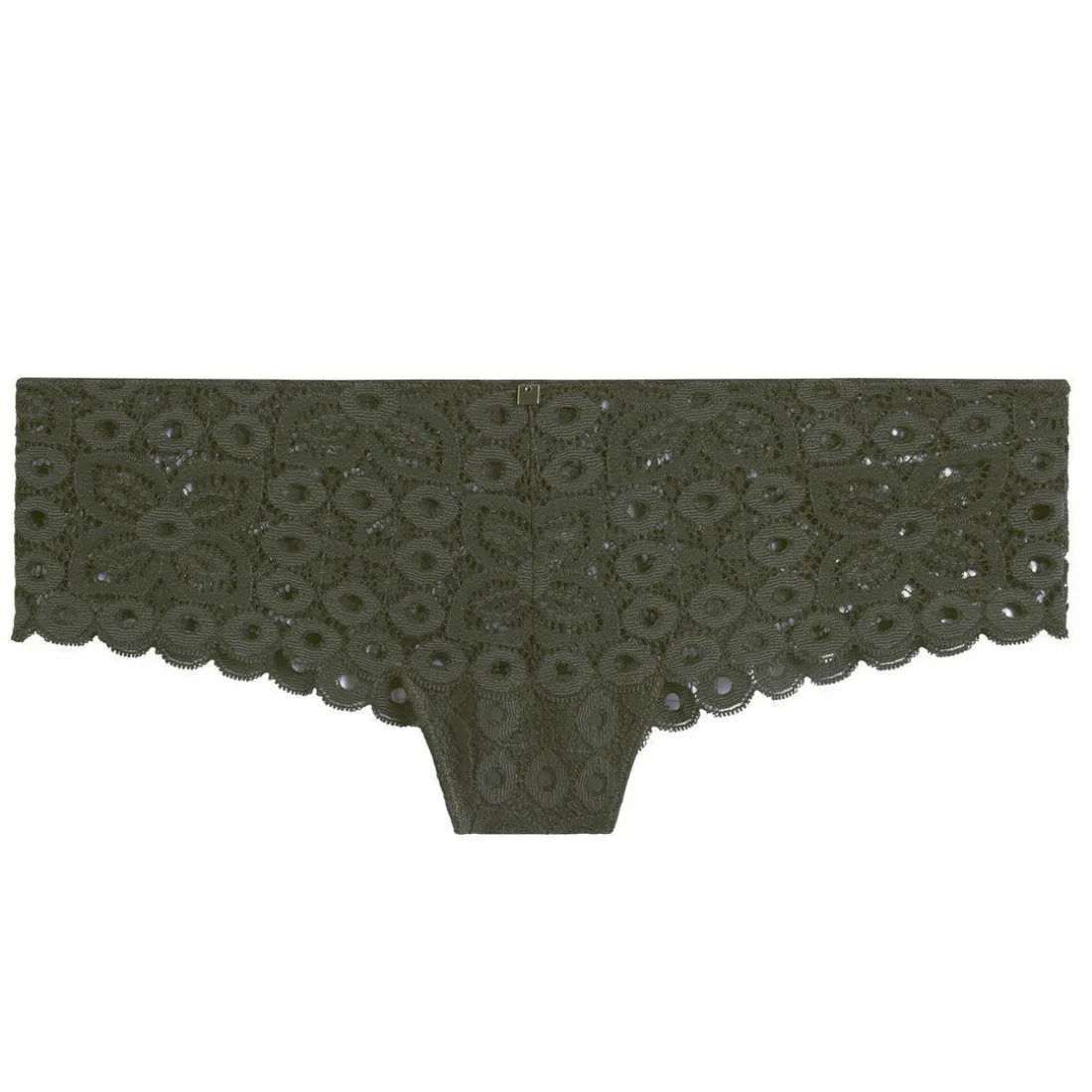 Shorty tanga kaki Intrépide-vert