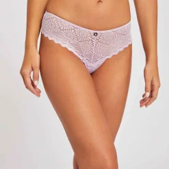 Shorty tanga parme Lison violet