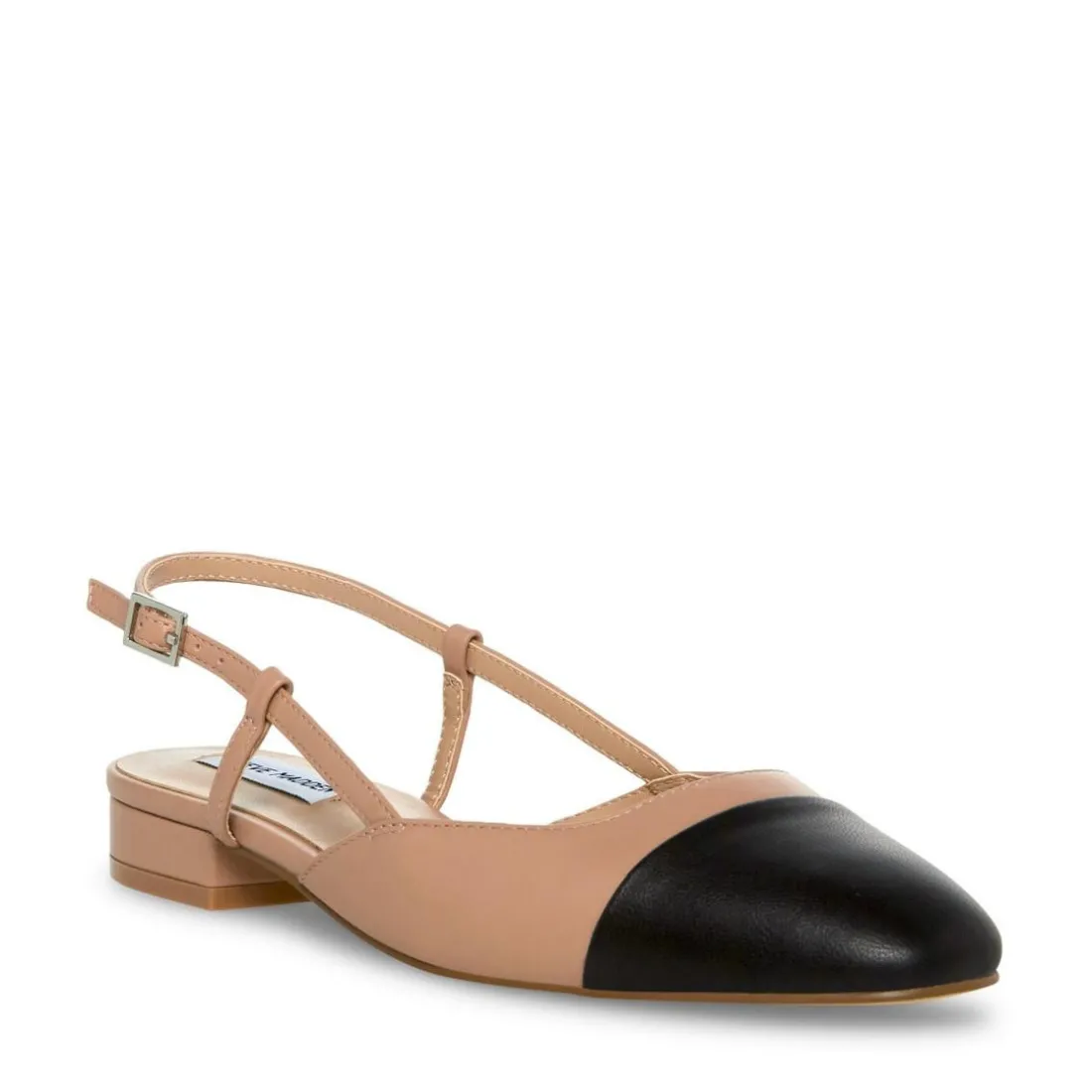 Slingback en cuir marron BELINDA