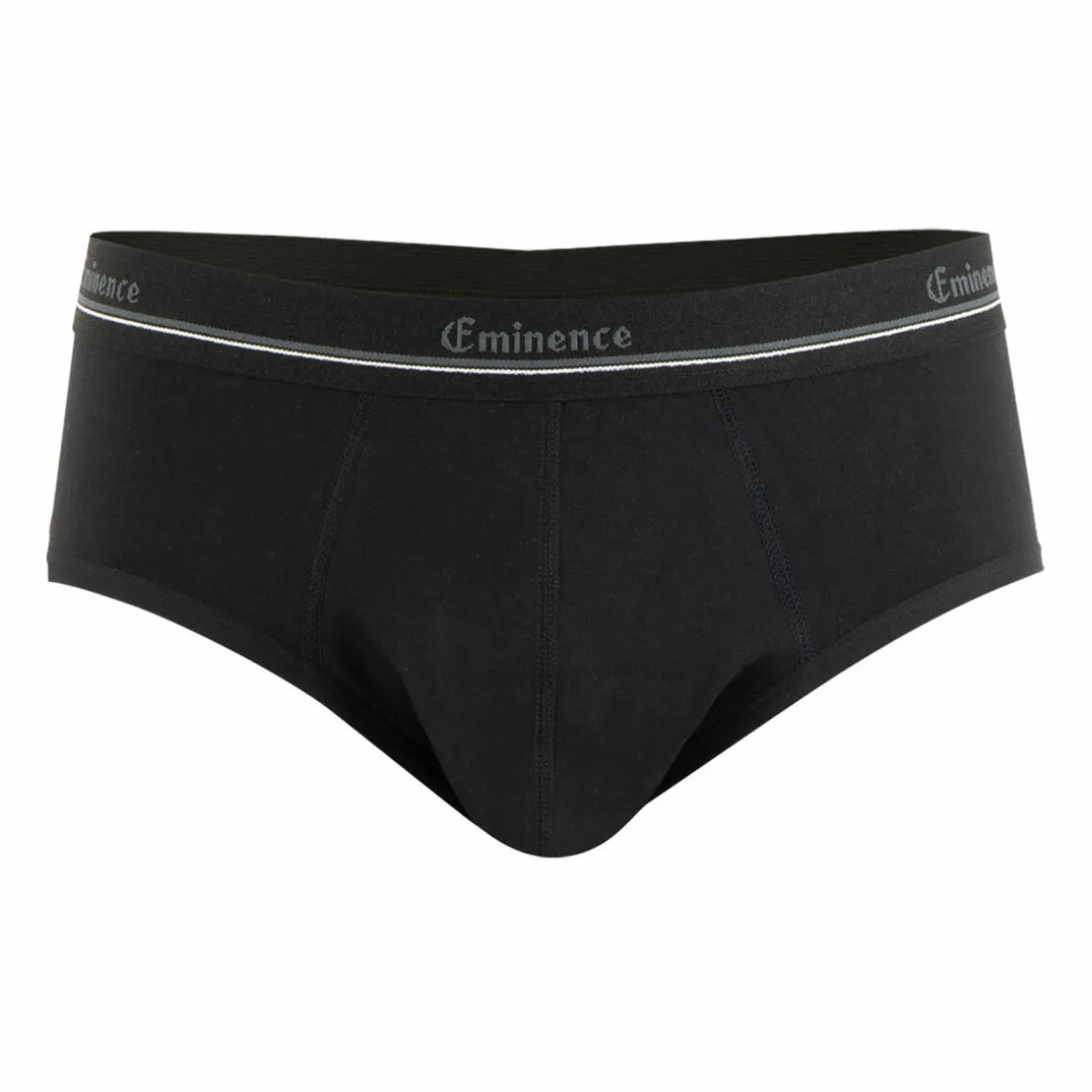 Slip absorbant Sérénité noir en coton pour homme