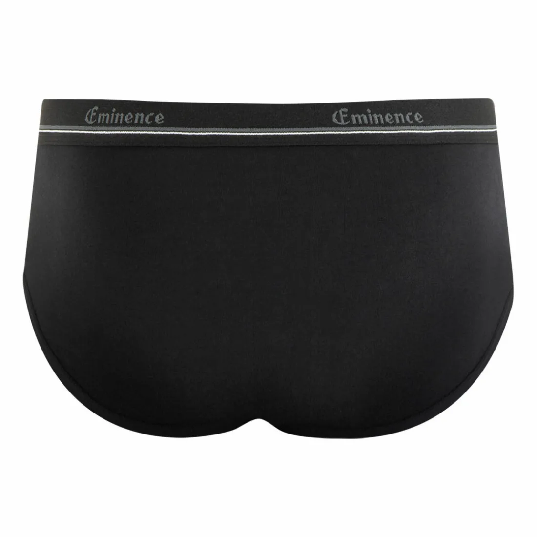 Slip absorbant Sérénité noir en coton pour homme