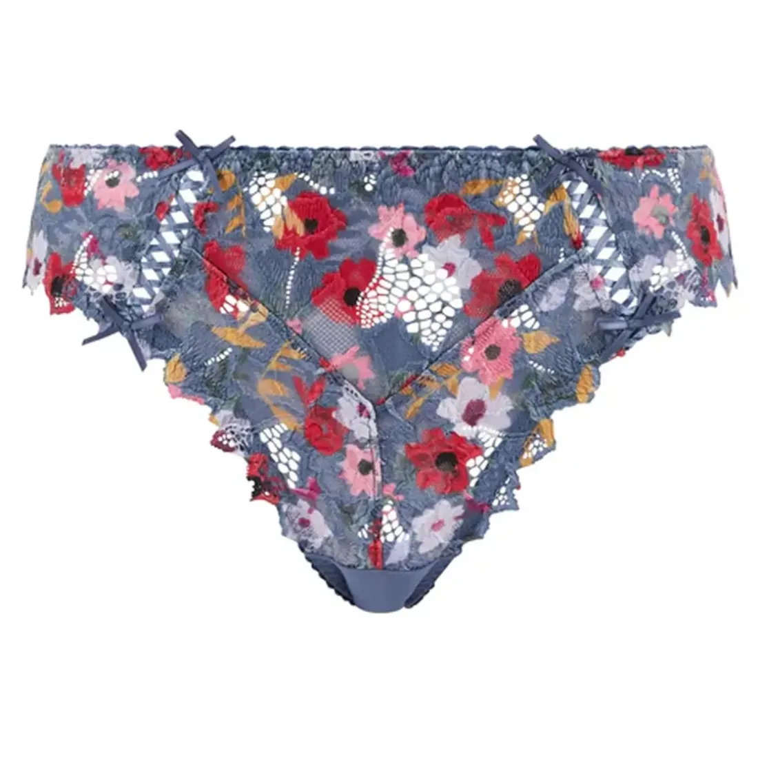 Slip Arum Mosaïc Imprimé Fleurs Givrées multicolore