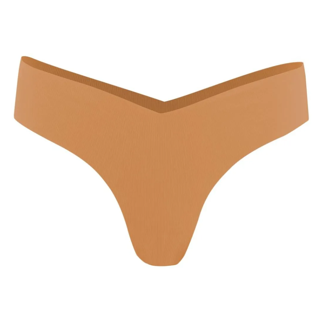 Slip brésilien sans coutures femme Essentiel Athena orange
