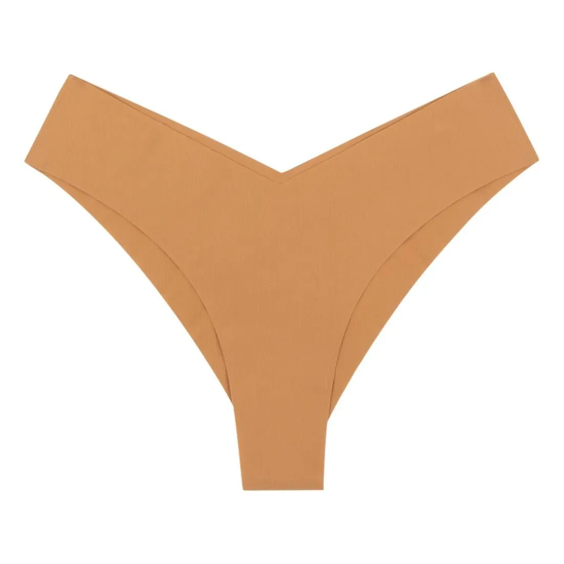 Slip brésilien sans coutures femme Essentiel Athena orange