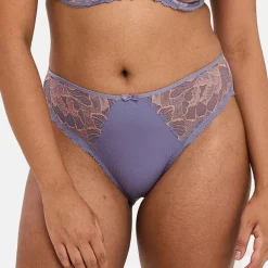 Slip Capucine Gris & Rose Pâle