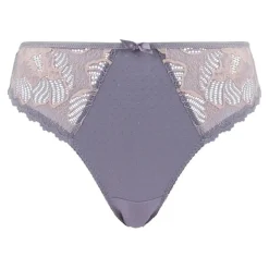 Slip Capucine Gris & Rose Pâle