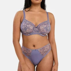 Slip Capucine Gris & Rose Pâle