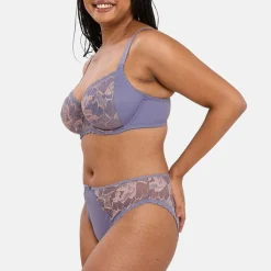 Slip Capucine Gris & Rose Pâle