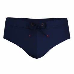 Slip de bain en fibres recyclées Fait en France bleu pour homme