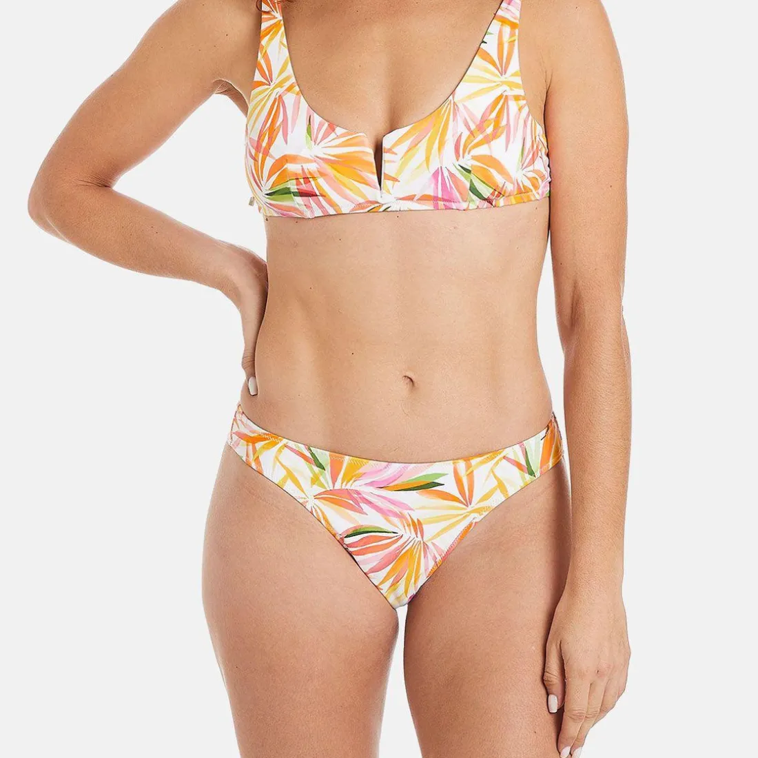 Slip de bain forme tanga blanc Bali