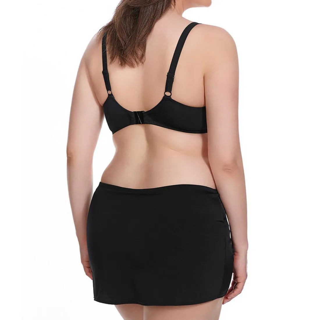 Slip de bain jupette twistée Elomi ESSENTIALS black-Elomi Bain noir