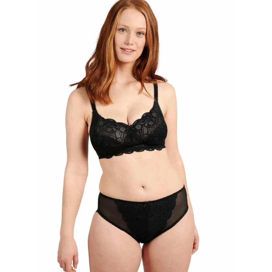 Slip dentelle noir - Ariane