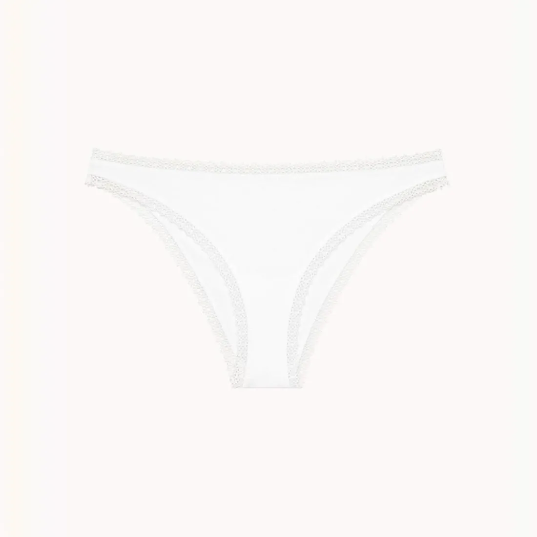 Slip en coton - Blanc