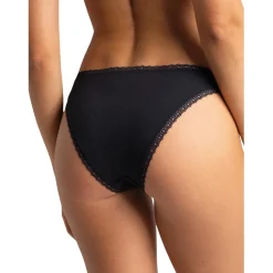 Slip en coton - Noir