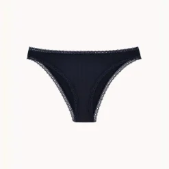Slip en coton - Noir
