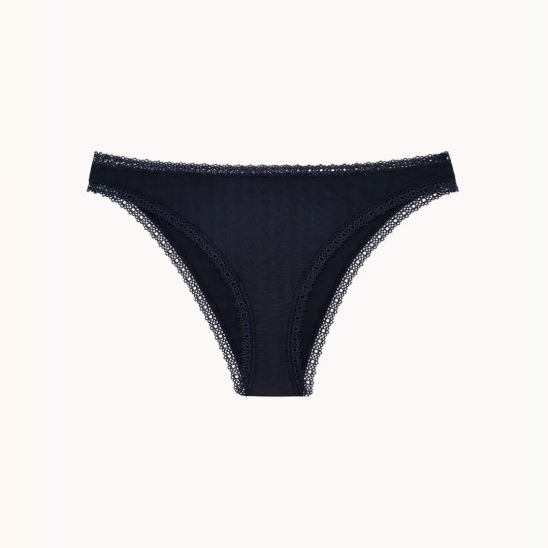 Slip en coton - Noir