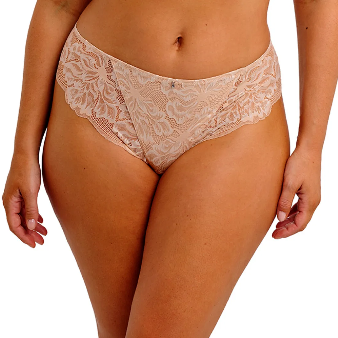 Slip en dentelle Naturel